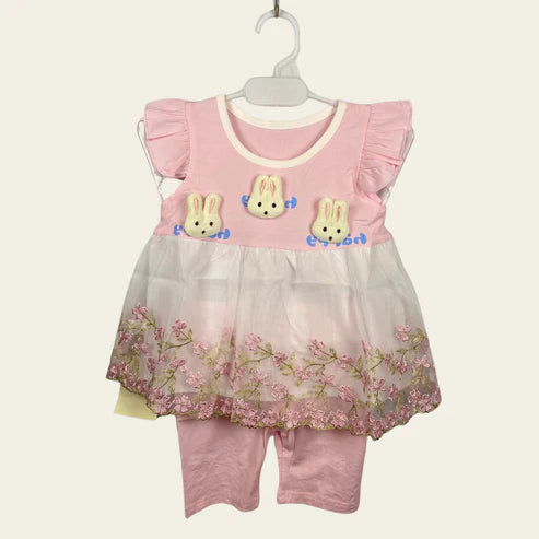 BF Imported - 2 Piece - Bunny - Frock