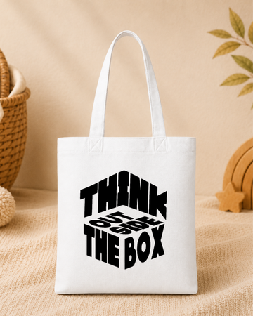 BF - Graphic Tote Bag - Think Outside The Box