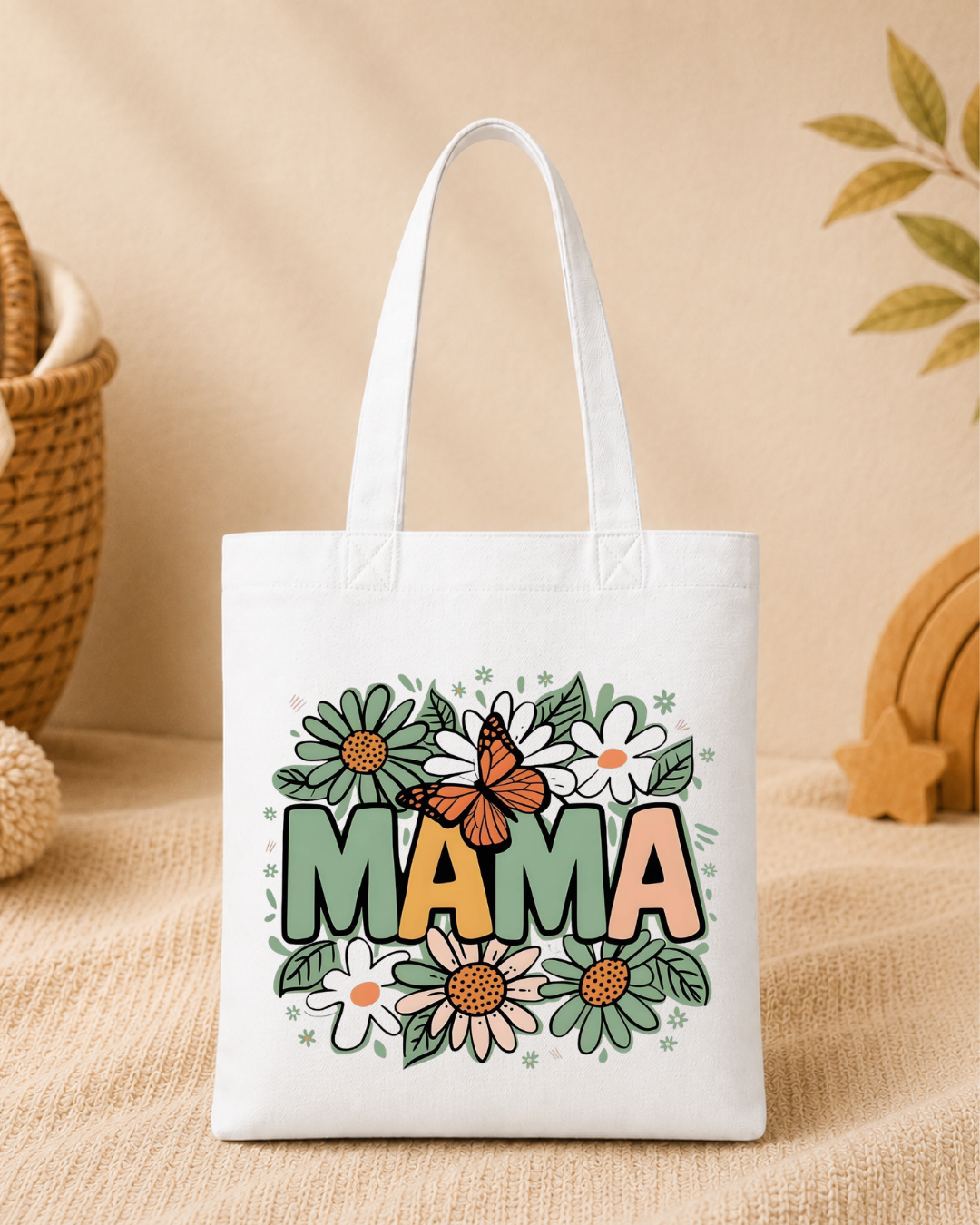 BF - Graphic Tote Bag - Floral Mama