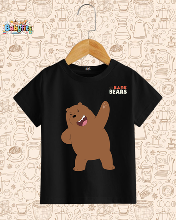 BF - Graphic Tee - Grizzly Bear (Black)