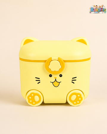 Hello Cat - Milk Container - Yellow