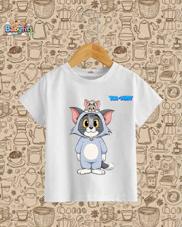 BF - Graphic Tee - Tom & Jerry (White)