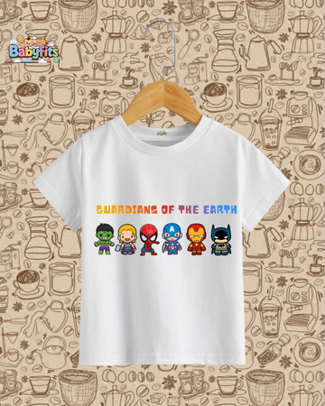 BF - Graphic Tee - Guardians Of The Earth (White)