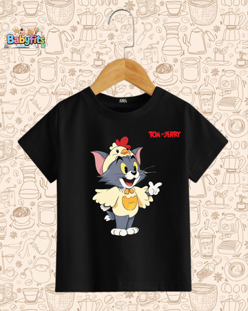 BF - Graphic Tee - Tom & Jerry -2 (Black)