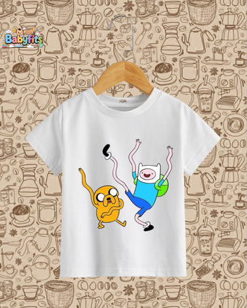 BF - Graphic Tee - Adventure Time (White)