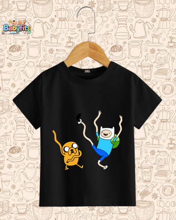 BF - Graphic Tee - Adventure Time (Black)