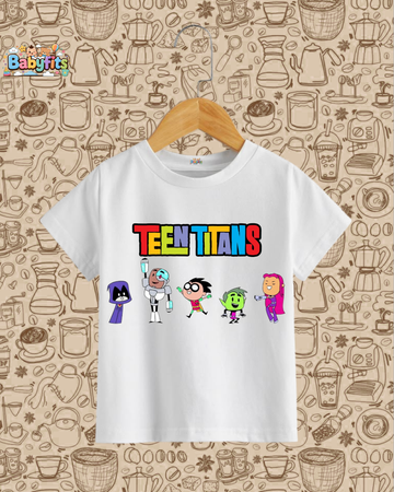 BF - Graphic Tee - Teen Titans (White)