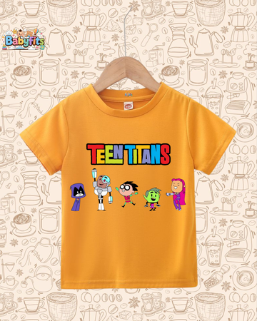 BF - Graphic Tee - Teen Titans (Orange)