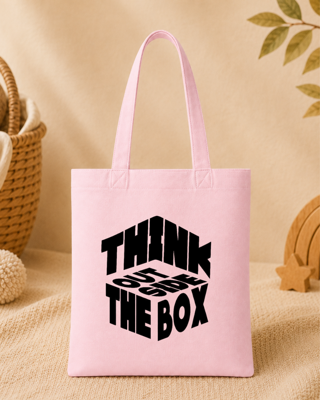 BF - Graphic Tote Bag - Think Outside The Box