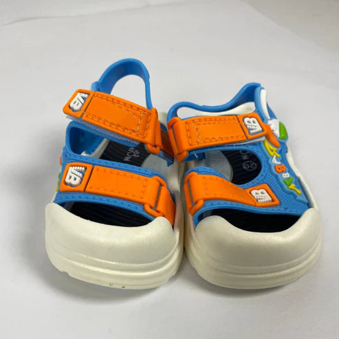 BF - Imported Sandal - Baby Duck - Orange & Blue (C9)
