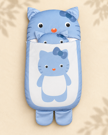 Carry Nest - Blue Bow Cat