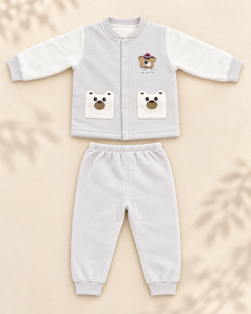 Winter Night Suit - Pearl Pocket Bear - C16