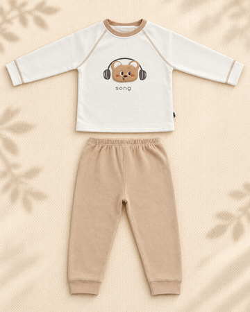 Winter Night Suit - Sand DJ Bear - C6