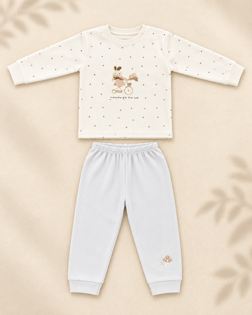 Winter Night Suit - Pearl Bunny - C8