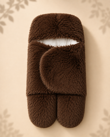 BF - Plush Swaddle - Chocolate Brown