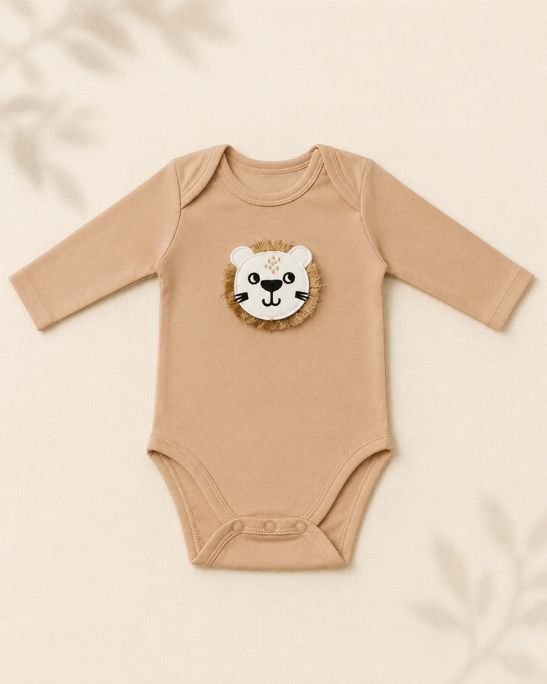 Pack of 3 Full Sleeve Bodysuits - Lion & koala  - 008