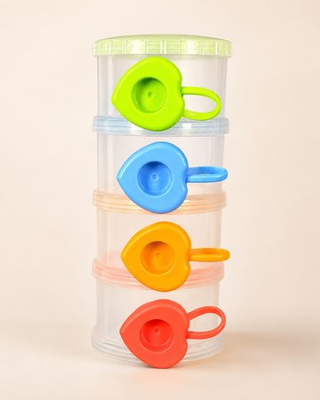 4-Layer Stackable Baby Milk Powder Container
