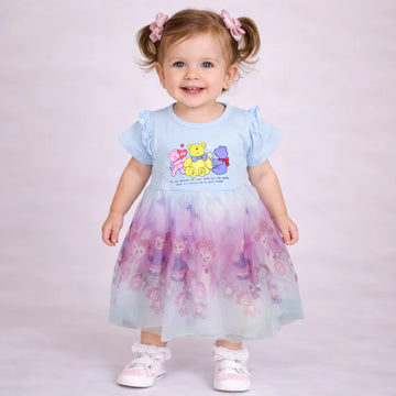 BF Imported - Bears Frock - Blue