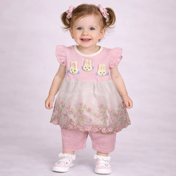 BF Imported - 2 Piece - Bunny - Frock