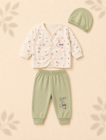 Newborn - Night Suit - Green Character