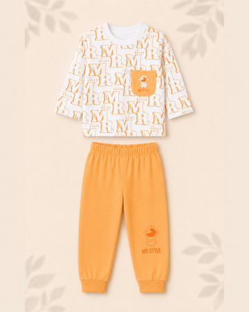 Night Suit - Mr Style - Yellow