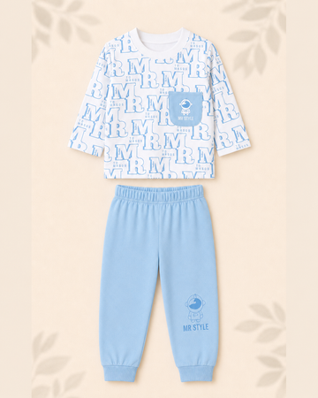 Night Suit - Mr Style - Blue