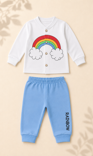 Night Suit - Rainbow - Blue