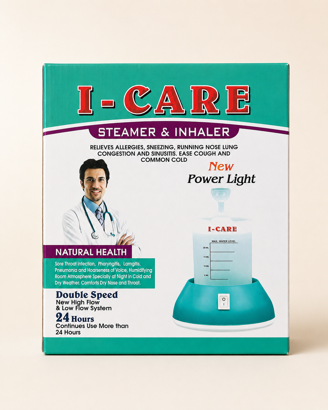 I-Care Electric Steam Inhaler & Facial Steamer