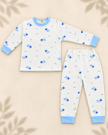 Winter Night Suit - Astronaut Blue - D9