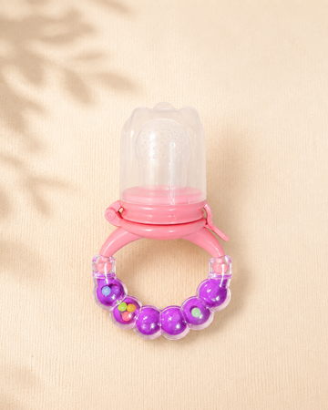 Fruit Pacifier - Rattle - Pink