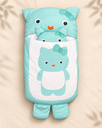Carry Nest - Mint Bow Cat