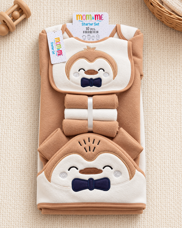 10 Pieces - Starter Set - Character Penguine  Brown - MM 64