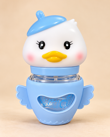 FISH Ducky Wings 80ml BPA-Free Glass Baby Feeding Bottle – Sky Blue