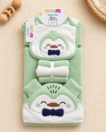10 Pieces - Starter Set - Character Penguine Green - MM 64