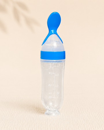 Mumlove Silicone Spoon Feeder - Blue